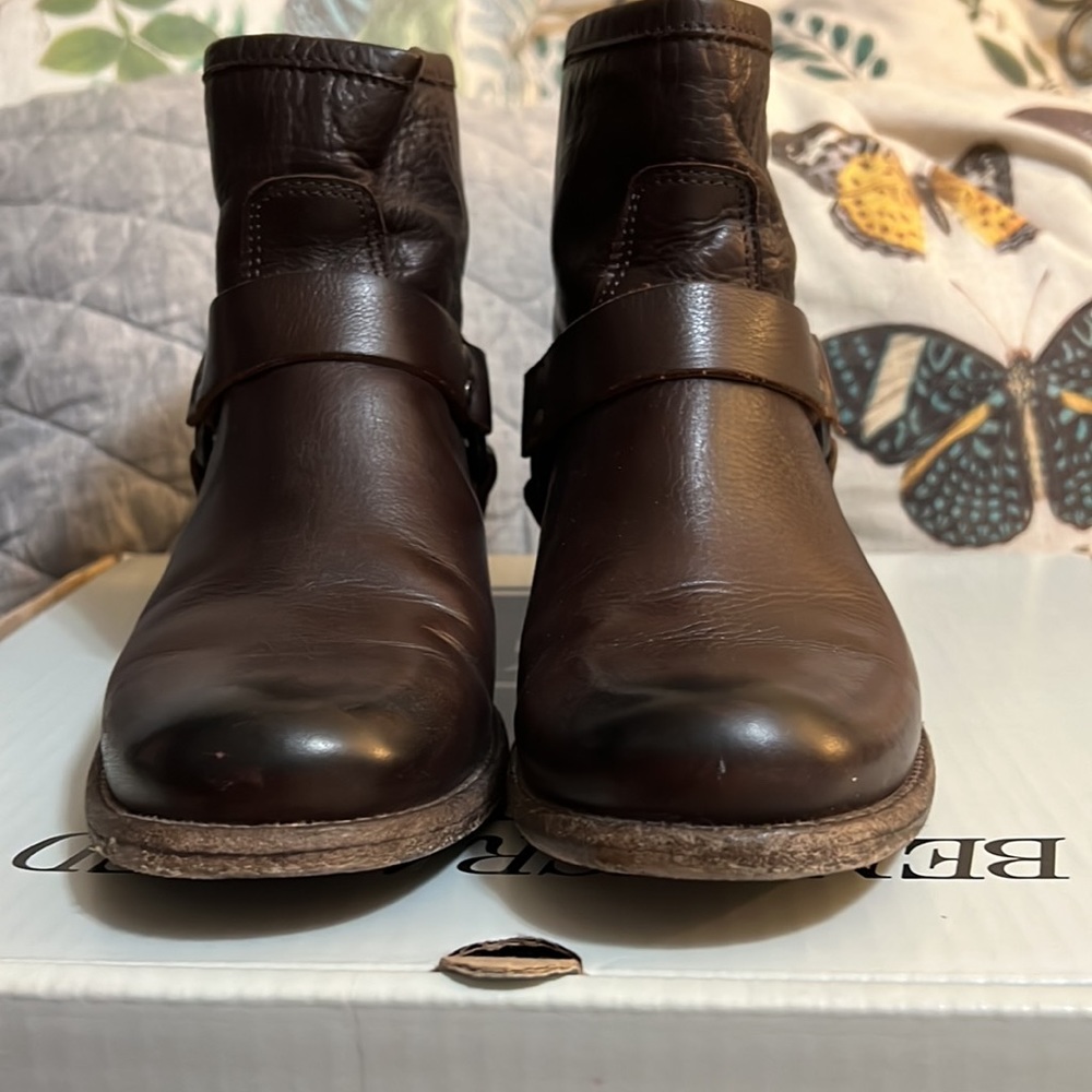 Frye Phillip Harness ankle boot dark brown - Picture 4 of 11